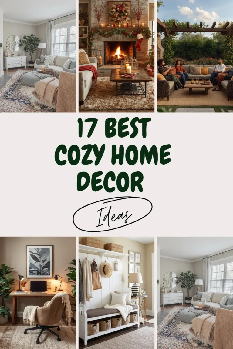 17 Cozy Home Decor Ideas to Create a Warm & Inviting Home