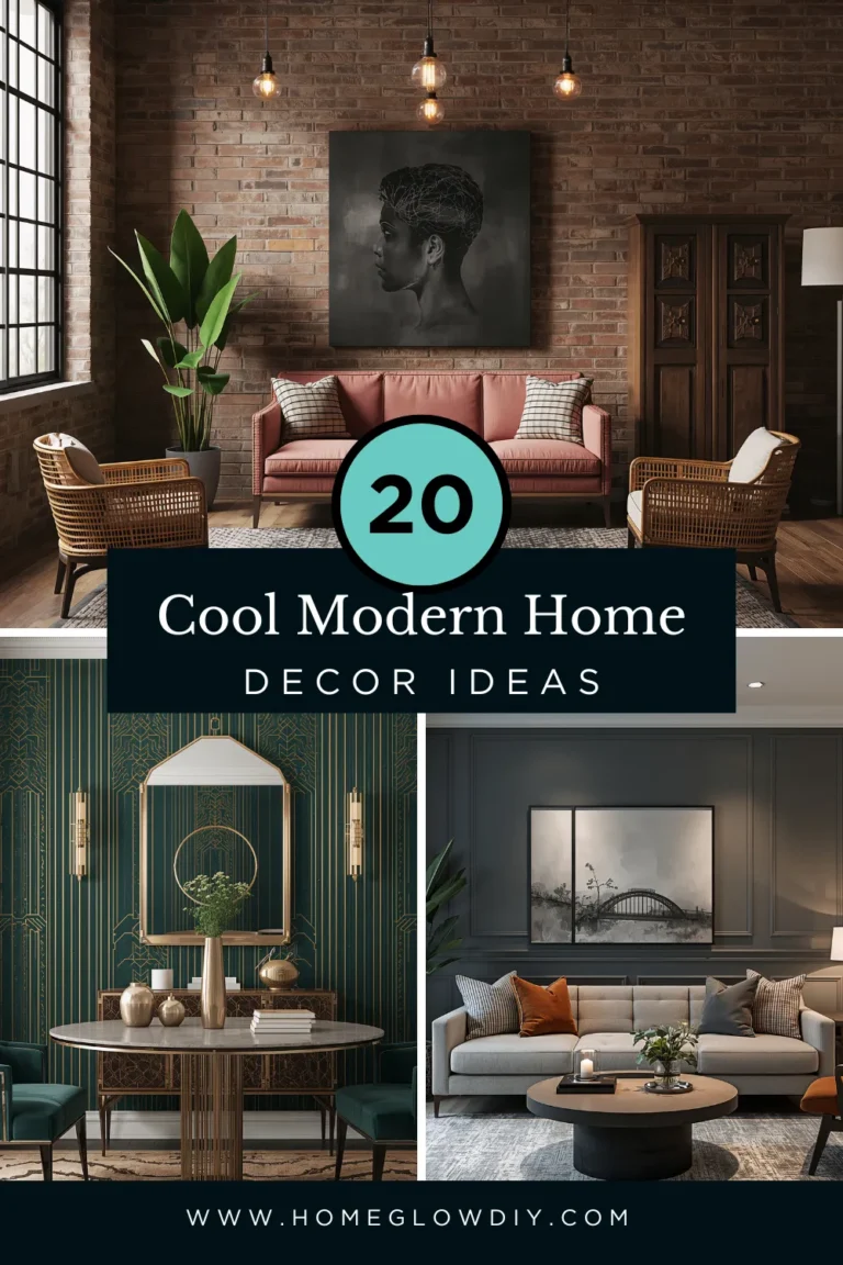 20 Cool Modern Home Decor Ideas to Transform Your Space