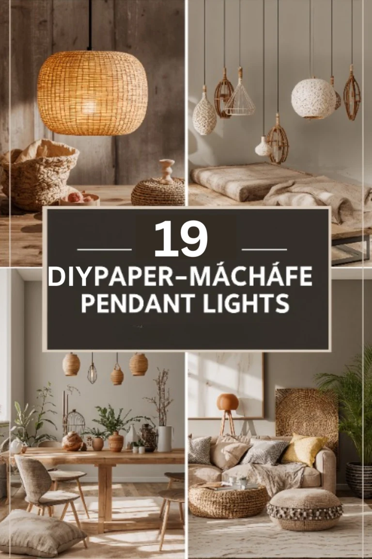 Easy DIY Papier-Mâché Pendant Lights | 19 Creative Lighting Solutions