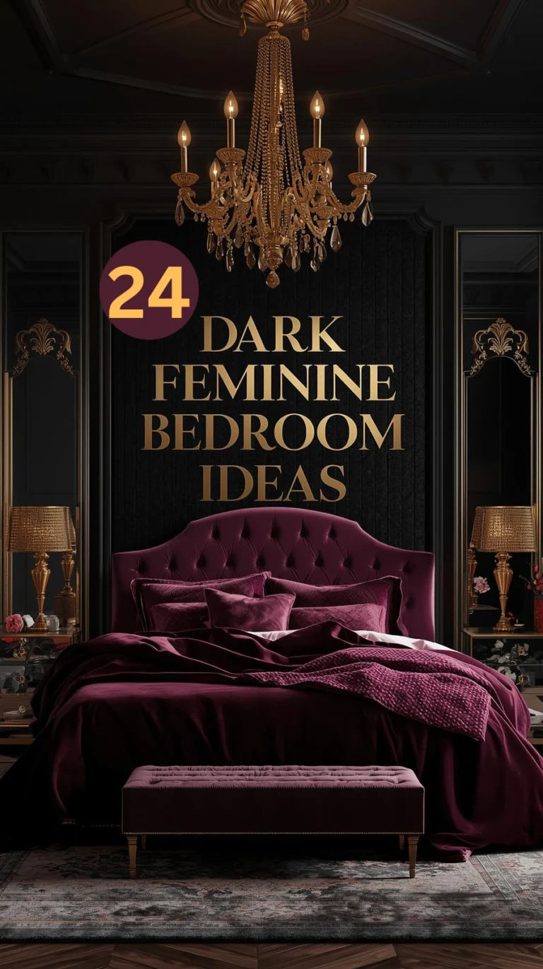 Dark Feminine Bedroom: 24 Stunning Ideas to Create a Bold & Mystical Retreat