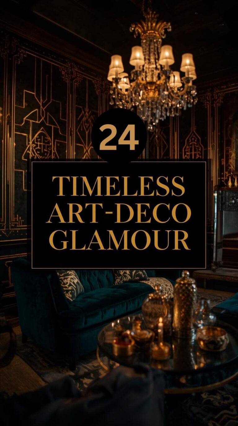 Art Deco Home Decor: 24 Stunning Ideas to Elevate Your Space