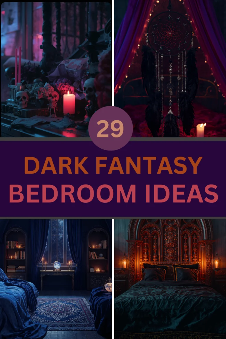 Dark Fantasy Bedroom: 29 Enchanting Ideas to Create a Mysterious Retreat