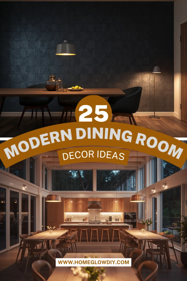 Modern Dining Room: 25 Inspiring Ideas for a Stylish Home