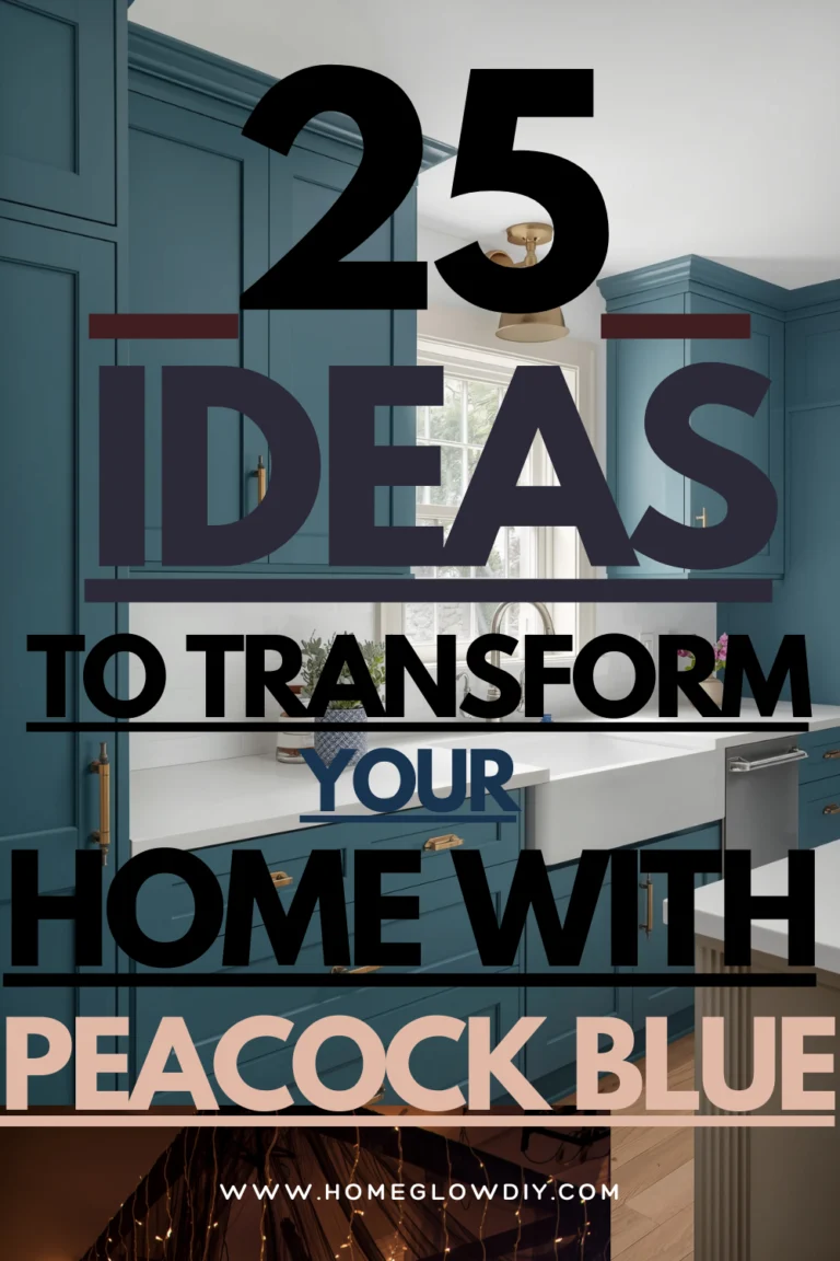 25 Dreamy Peacock Blue Home Décor Ideas for a Stylish Space