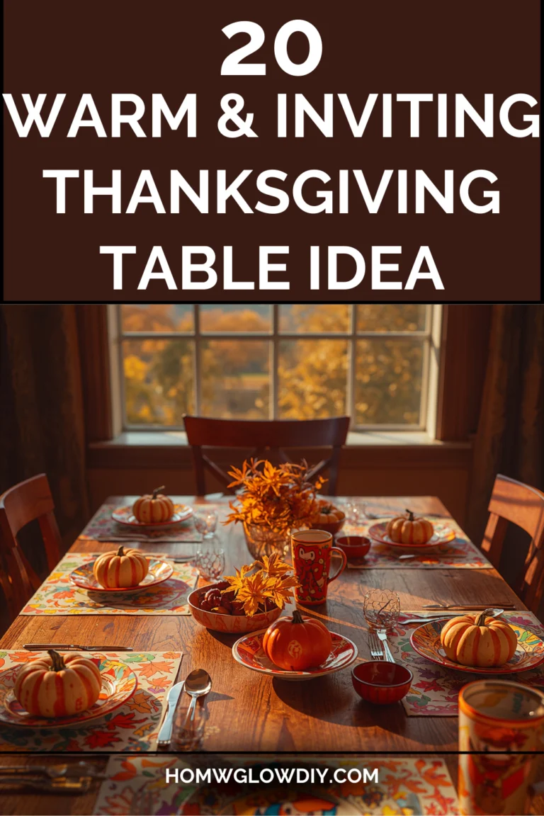 20 Creative & Cozy Thanksgiving Table Decor Ideas to Style Your Holiday Gathering