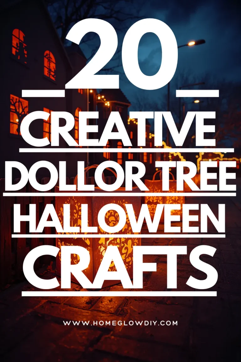 20 Dollar Tree Halloween Crafts: Easy DIY Halloween Decor on a Budget