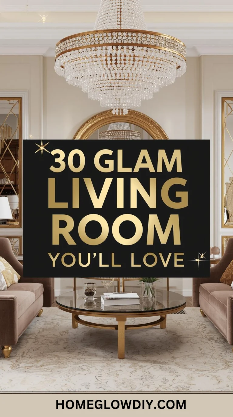 Glam Living Room 30 Ideas to Create a Luxe & Stylish Space