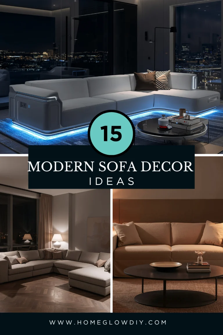 15 Creative Modern Sofa Ideas to Refresh Your Home Décor