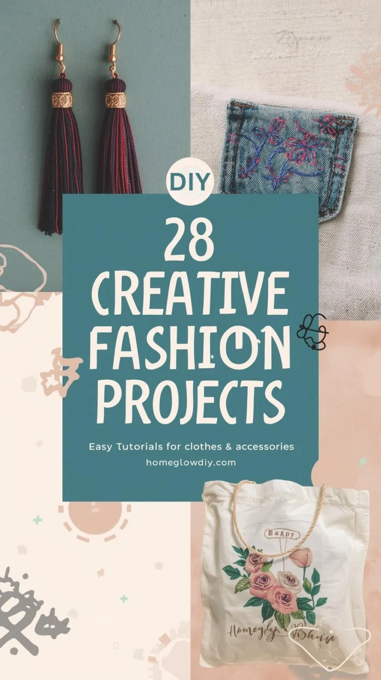 28 DIY Fashion Ideas to Refresh Your Wardrobe on a Budget