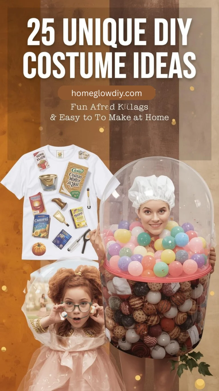 Unique DIY Costume Ideas: 25 Creative Projects You Can Make at Home