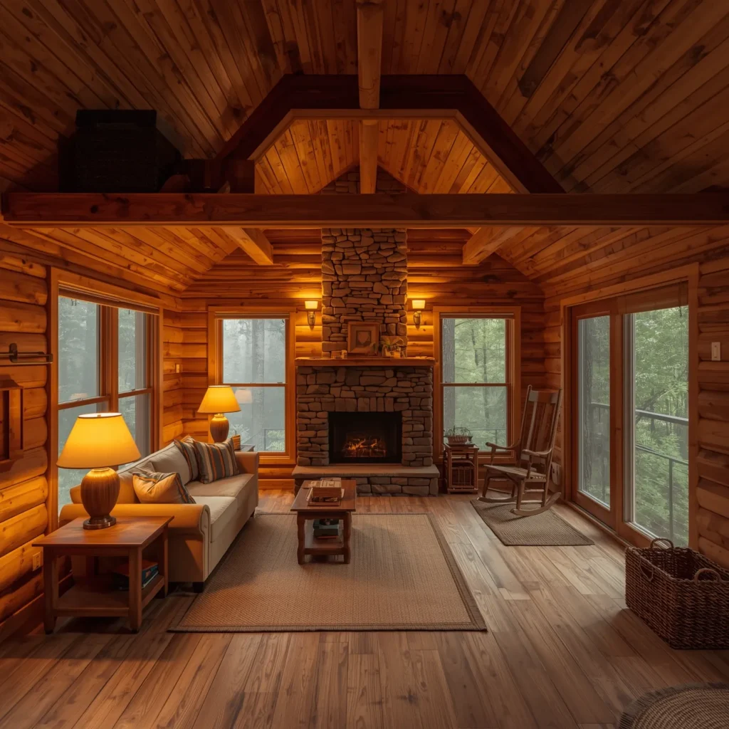 20 Small Cabin Interior with Loft Ideas You’ll Fall in Love With
