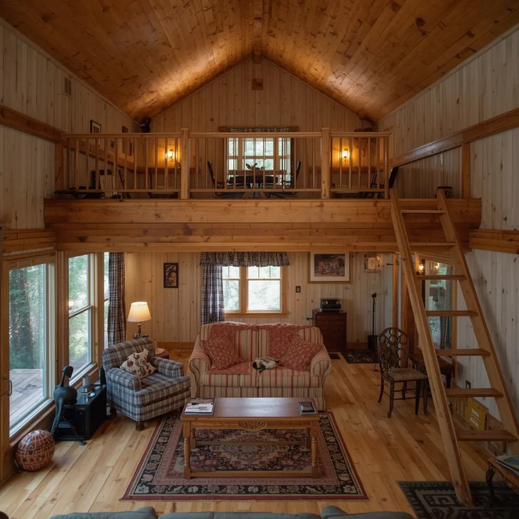 20 Small Cabin Interior with Loft Ideas You’ll Fall in Love With