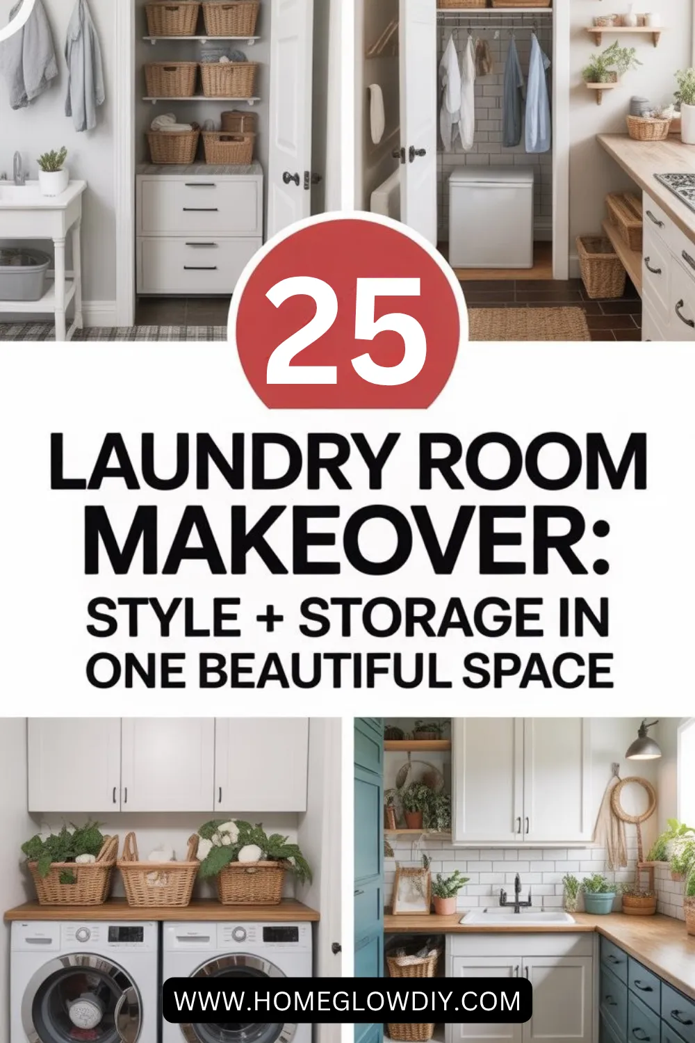 25 Stylish Laundry Room Ideas to Make Washing Day Beautiful