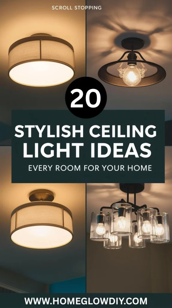  Modern living room with a stylish chandelier and recessed ceiling lights creating warm and balanced ambient lighting.