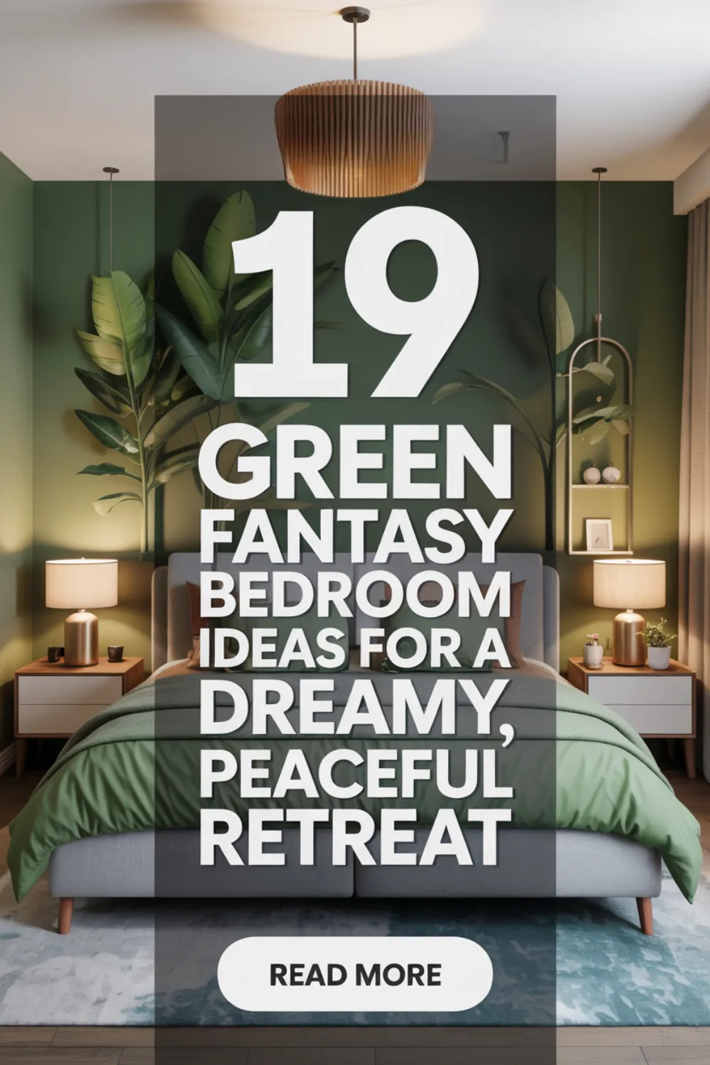 19 Green Fantasy Bedroom Ideas That Turn Your Space into a Peaceful Retreat