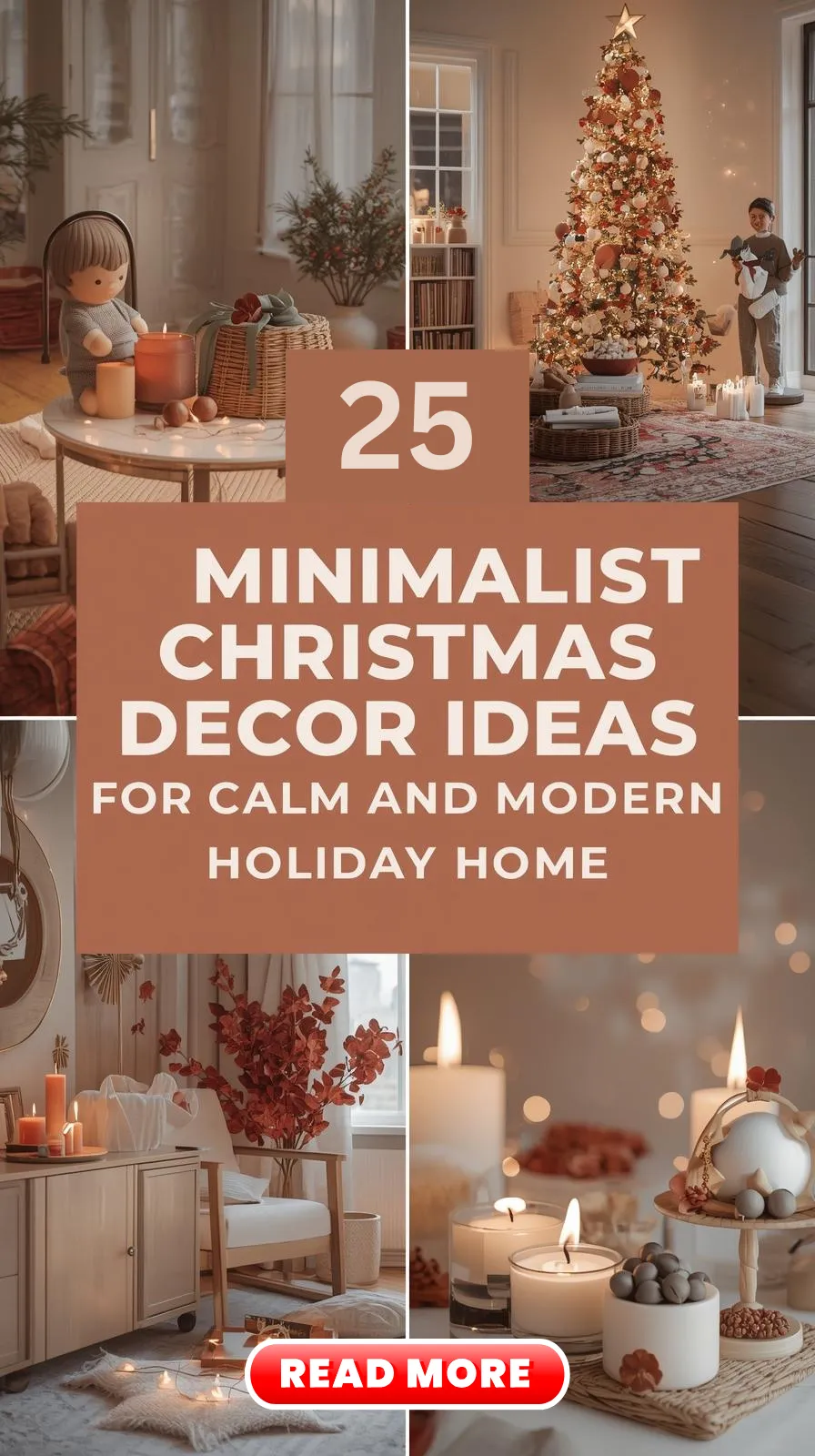 25 Minimalist Christmas Decor Ideas for a Calm and Modern Holiday