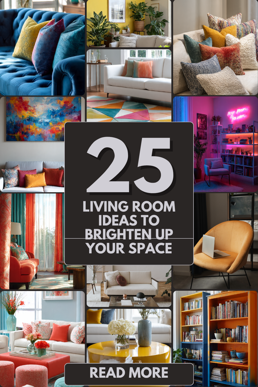 25 Colorful Living Room Ideas to Brighten Your Home with Vibrance & Style