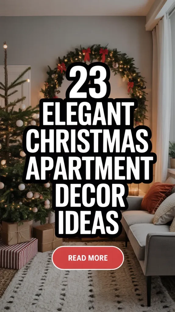 23 Christmas Apartment Decor Ideas for a Glamorous, Cozy, and Festive ...