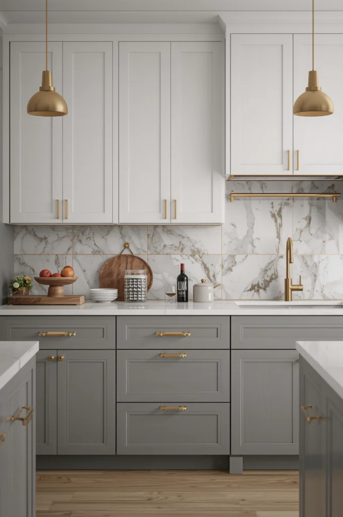 21 Stunning Grey and White Kitchen Cabinet Ideas for a Modern, Airy Look