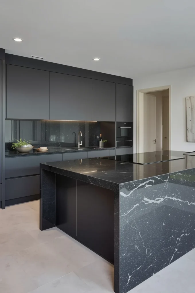 23 Black Granite Countertops Kitchen Ideas for a Bold and Beautiful ...