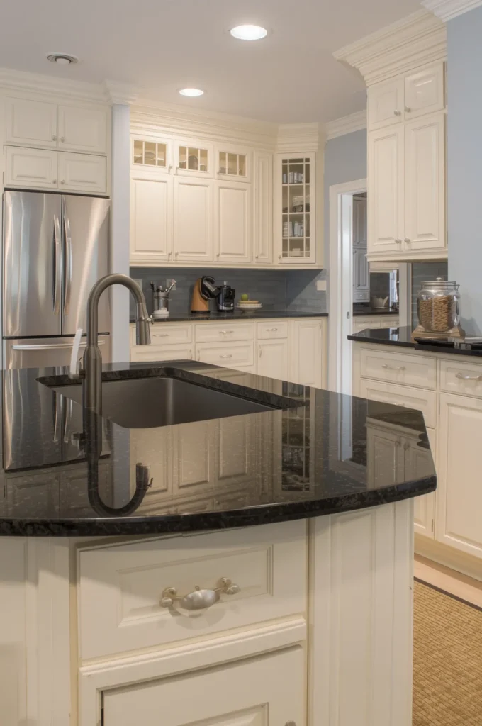 23 Black Granite Countertops Kitchen Ideas for a Bold and Beautiful ...