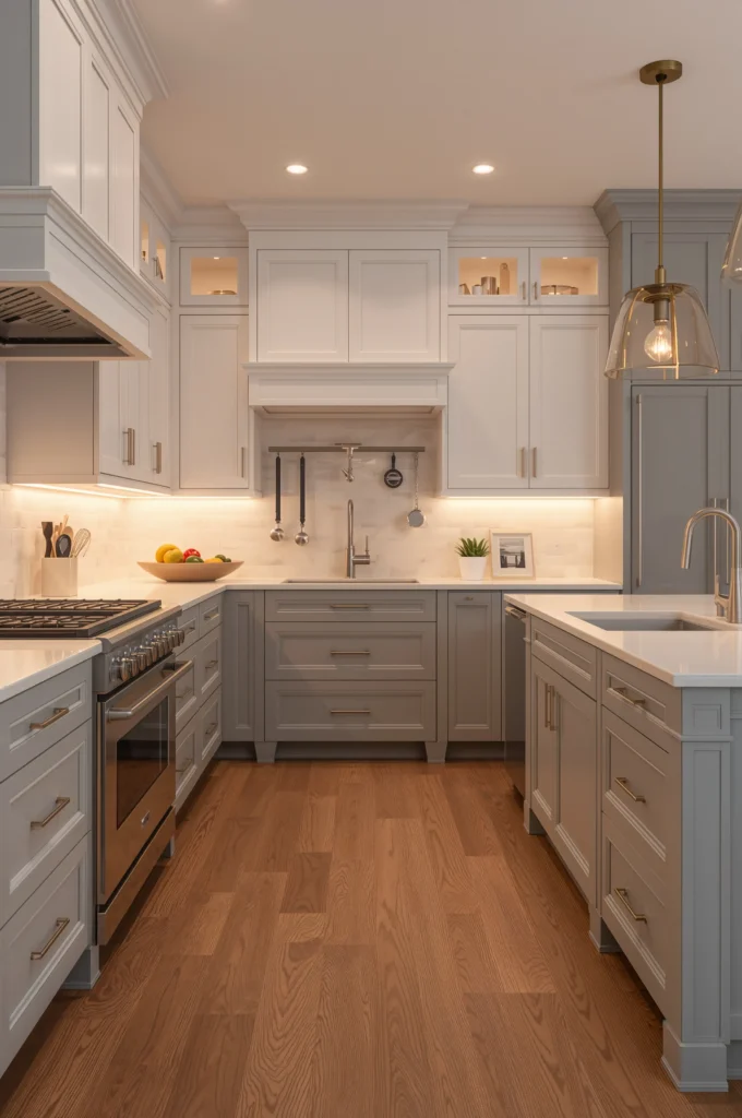 21 Stunning Grey and White Kitchen Cabinet Ideas for a Modern, Airy Look