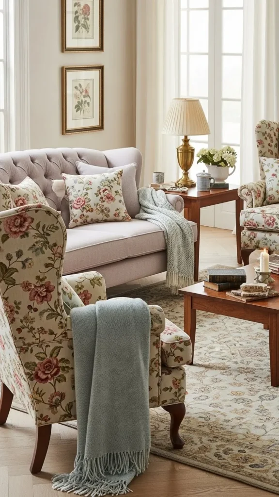 How to Style a Granny Living Room with Vintage Charm
