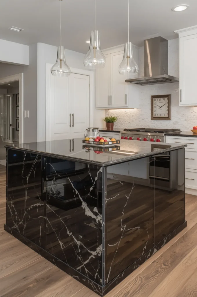 23 Black Granite Countertops Kitchen Ideas for a Bold and Beautiful ...