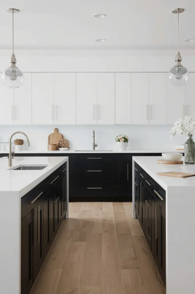 21 Stunning White Cabinets with Black Countertops Ideas for a Bold and ...