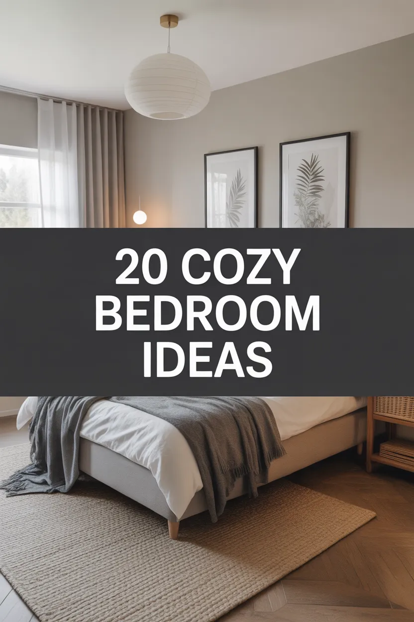 20 Cozy Bedroom Decor Ideas for a Chic and Comfortable Upgrade