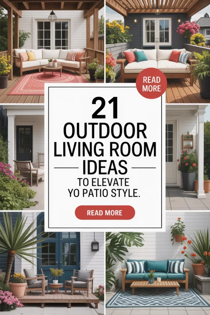 21 Stunning Outdoor Living Room Ideas for a Cozy and Stylish Space