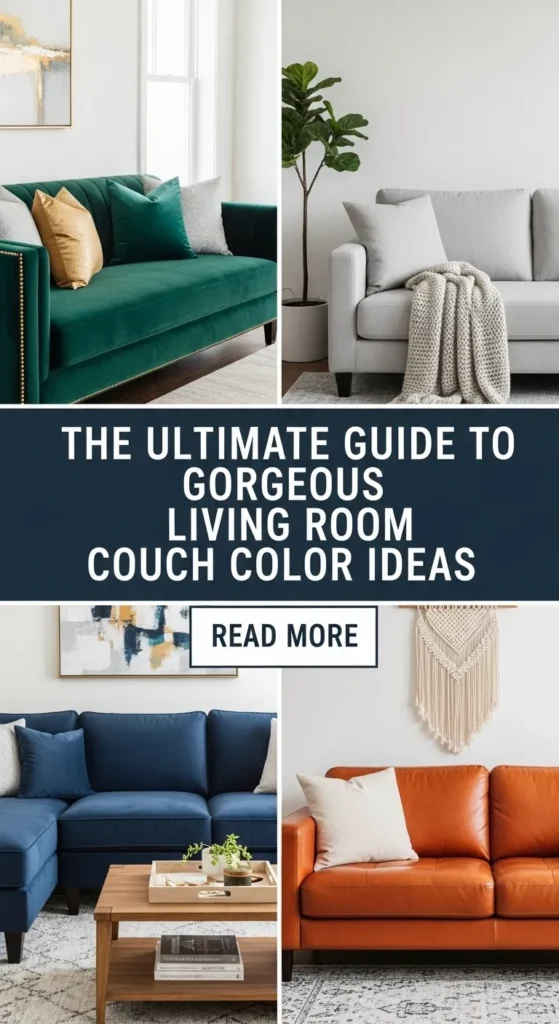 The Ultimate Guide to Gorgeous living room couch color ideas