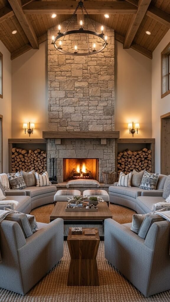 20 Gorgeous Old Cabin Interior Living Room Ideas for Cozy Mountain ...