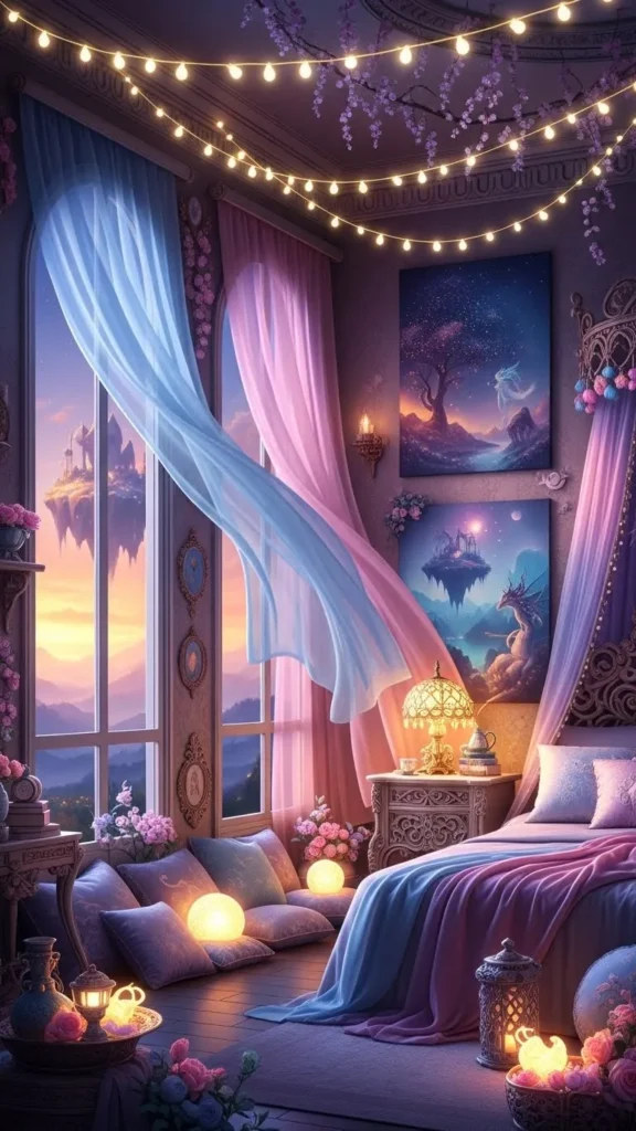 20 Stunning Whimsigoth Home Decor Styles for Romantic Rebels at Heart