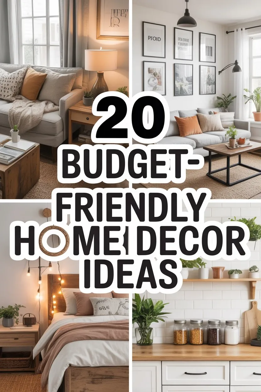 20 Budget-Friendly Home Decor Ideas That Look Expensive
