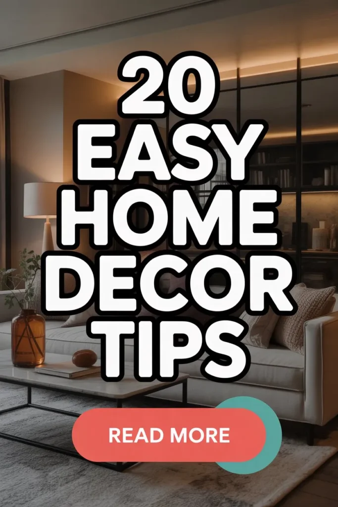 20 Simple Home Decor Ideas to Instantly Refresh Your Space