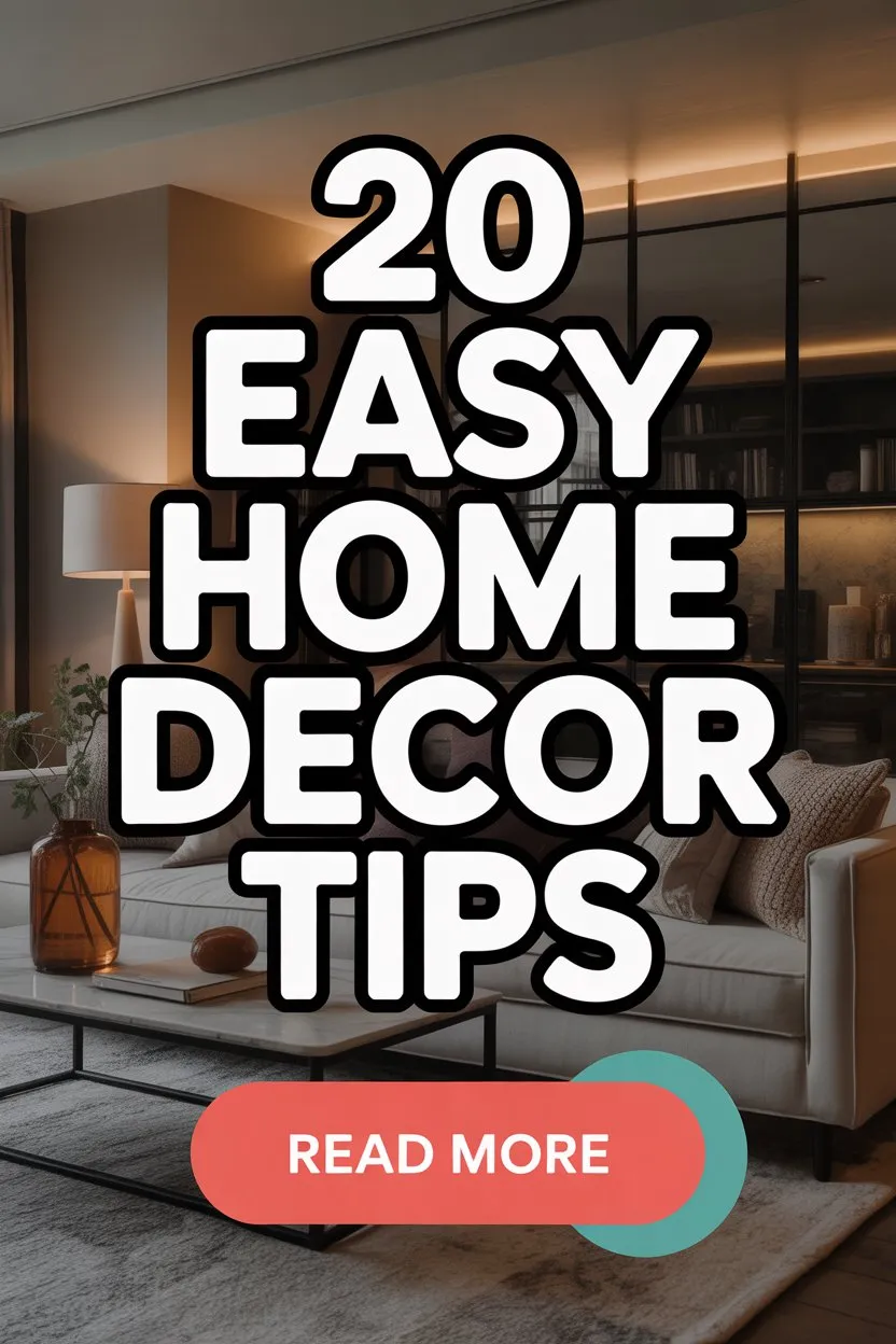20 Simple Home Decor Ideas to Instantly Refresh Your Space