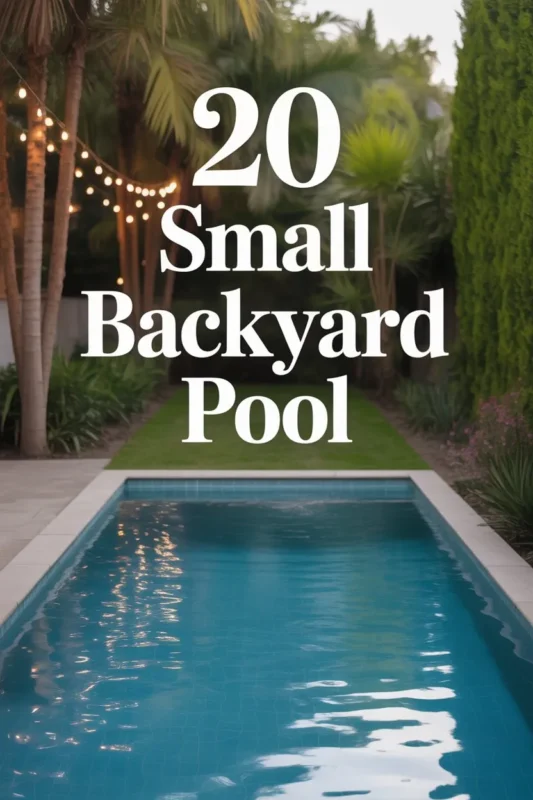 20 Pool Design Ideas: Transform Your Backyard into a Luxurious Retreat