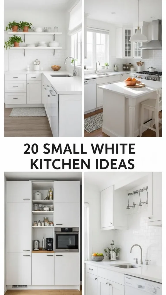 20 Gorgeous Small White Kitchen Ideas That Spark Instant Joy