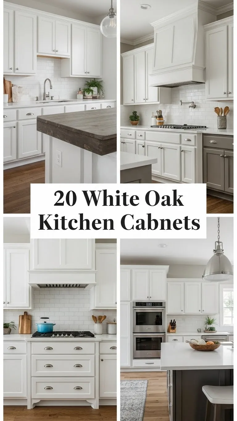 20 White Oak Kitchen Cabinets That Pair Perfectly with Any Color Scheme