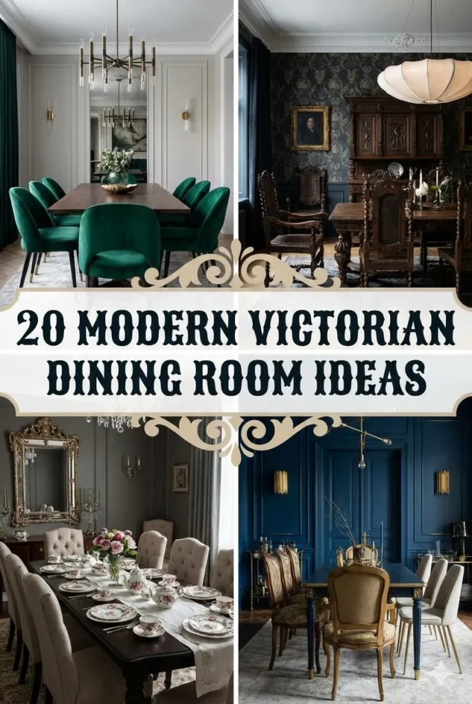 20 Modern Victorian Dining Room Looks That Redefine Traditional Beauty