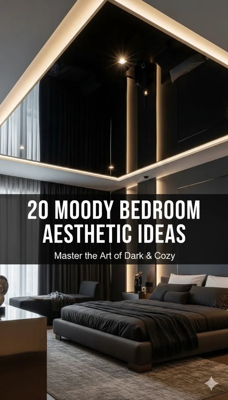 20 Dark Bedroom Aesthetic Ideas That Feel Cozy, Moody & Luxurious