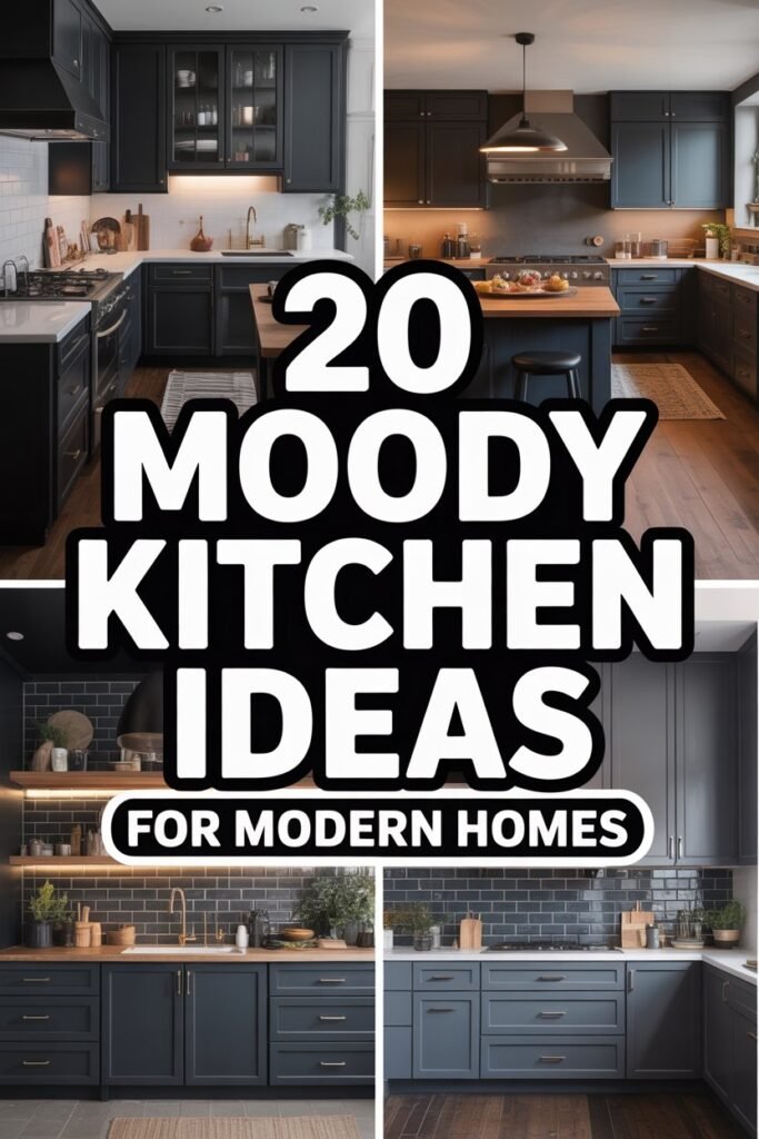 20 Elegant Moody Kitchen Ideas for Small & Large Spaces