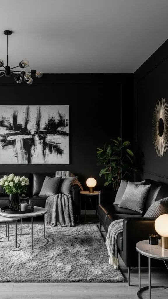 20 Stunning Black Living Room Decor Upgrades That Feel Ultra Sleek