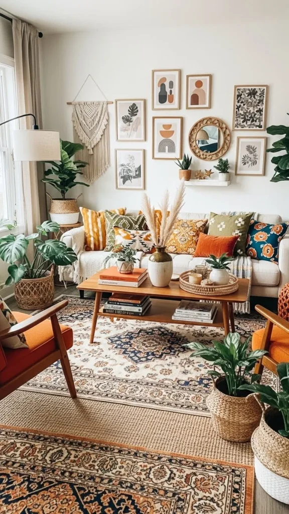 20 Boho Mid Century Modern Living Room Ideas for a Perfectly Eclectic Vibe
