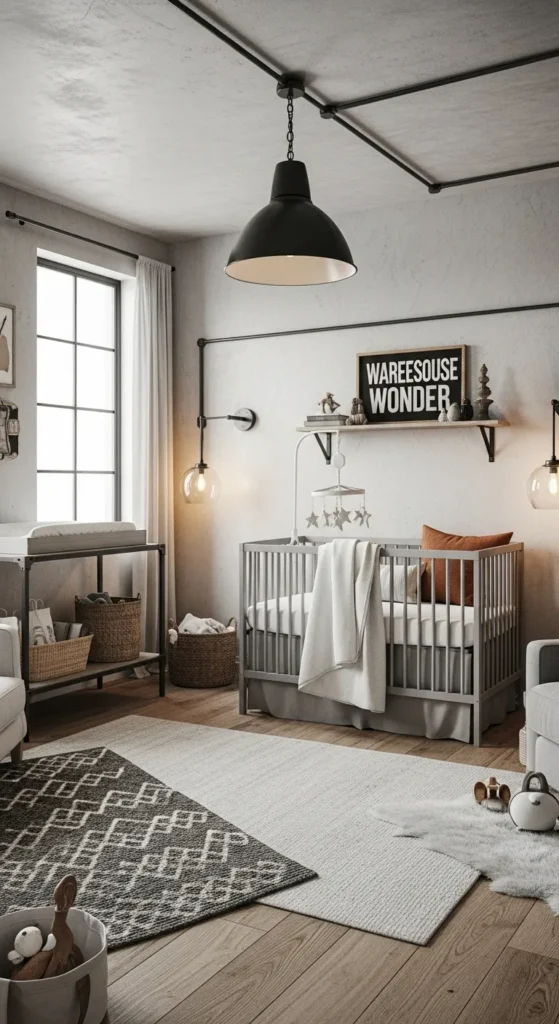 20 Industrial Chic Baby Room Ideas for a Unique and Trendy Baby Space