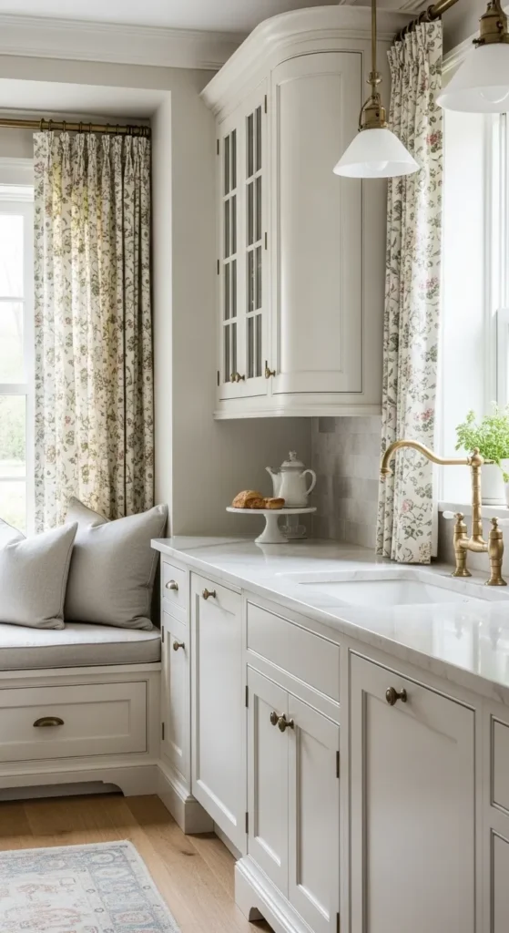 20 Antique White Kitchen Cabinets Designs That Blend Vintage and Modern ...