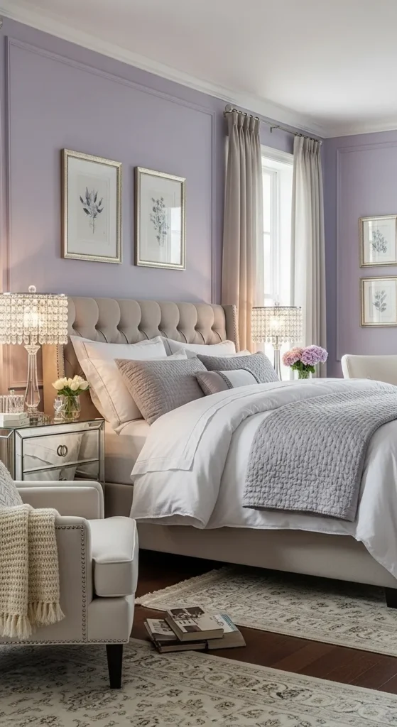 Soft Lavender Roolm 20 Soft Lavender Bedroom Ideas to Transform Your Room into a Peaceful Oasis