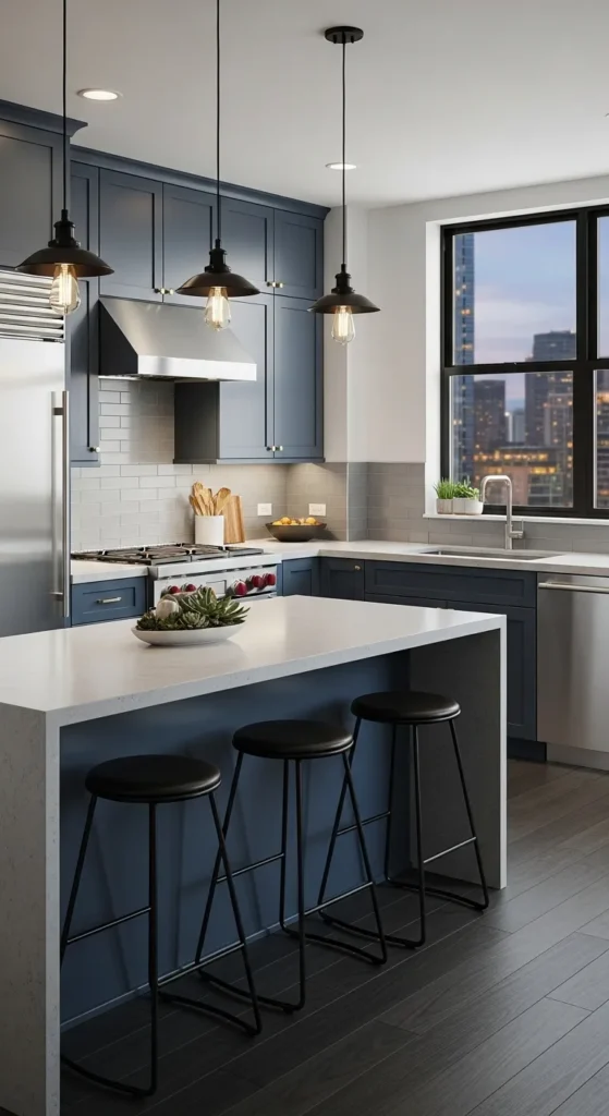 20 Navy Blue Kitchen Cabinets Inspirations to Balance Boldness and Beauty