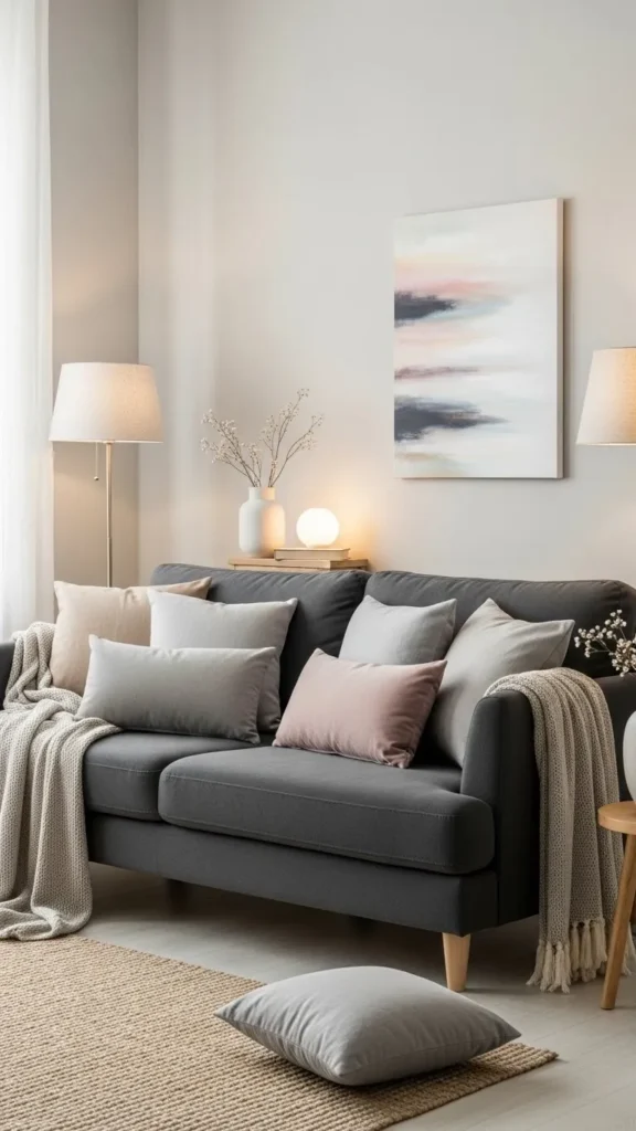 20 Charcoal Sofa Living Room Inspirations for a Bold and Sophisticated Look